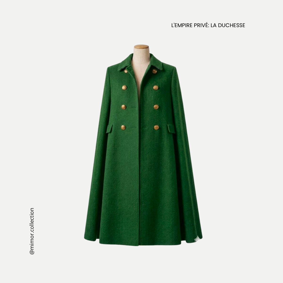 Abrigo La Duchesse, Verde_0