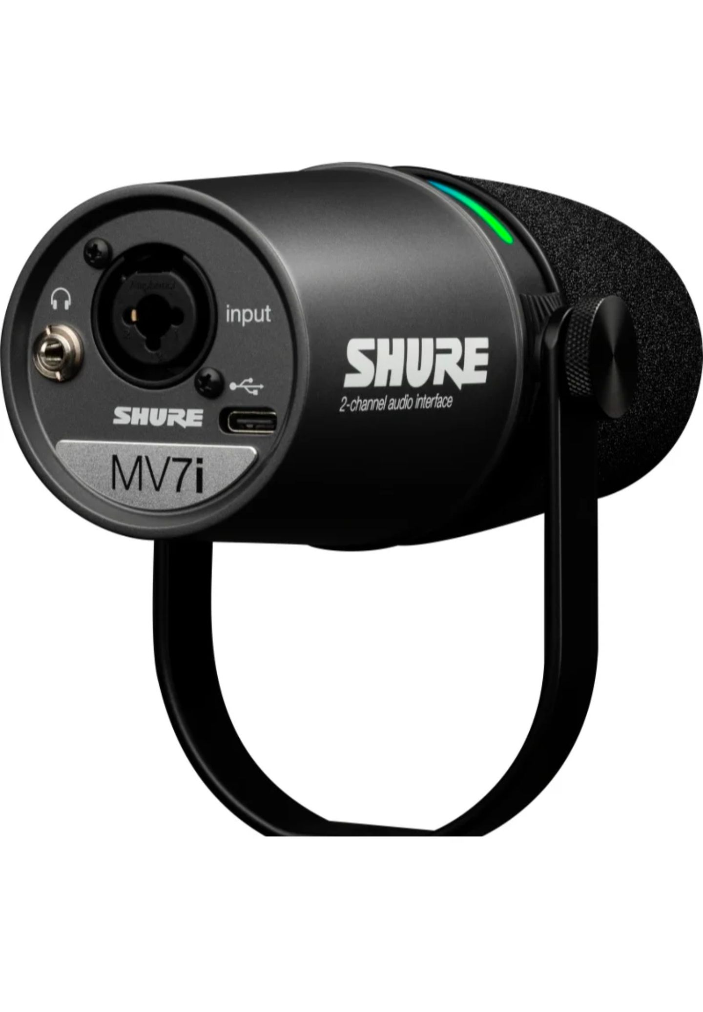 Shure MV7+ Podcast Microphone USB-C & XLR, Black_1