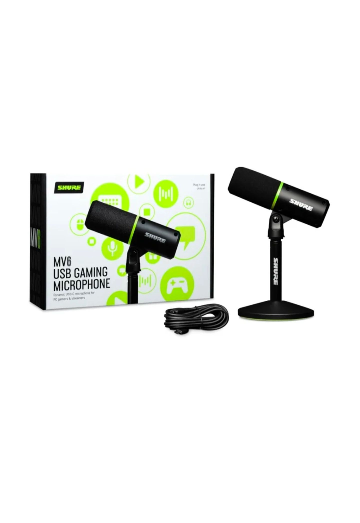 Shure Shure MV6 Gaming Microphone, Dynamic USB _6