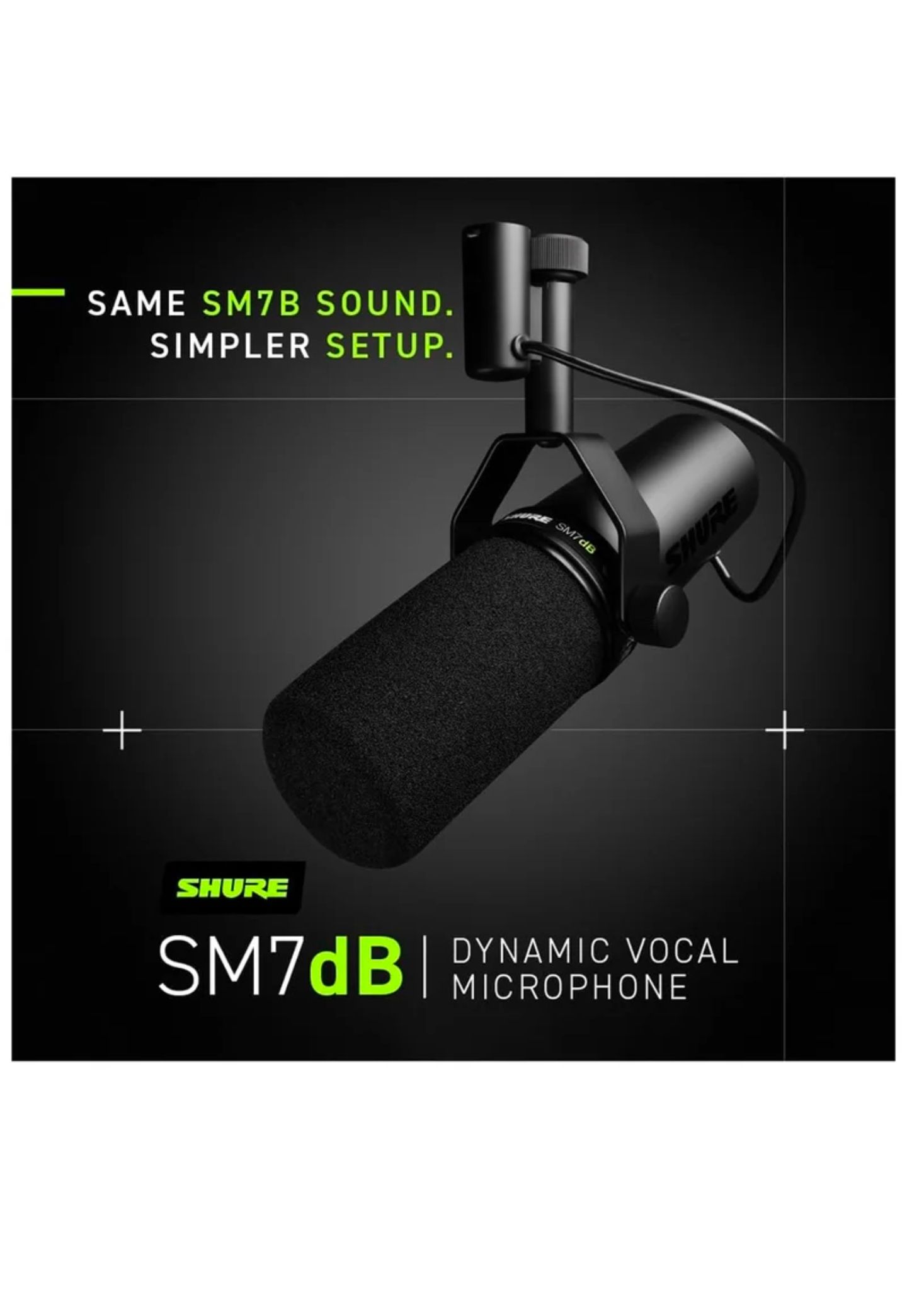 Shure SM7dB Dynamic Vocal Microphone _2