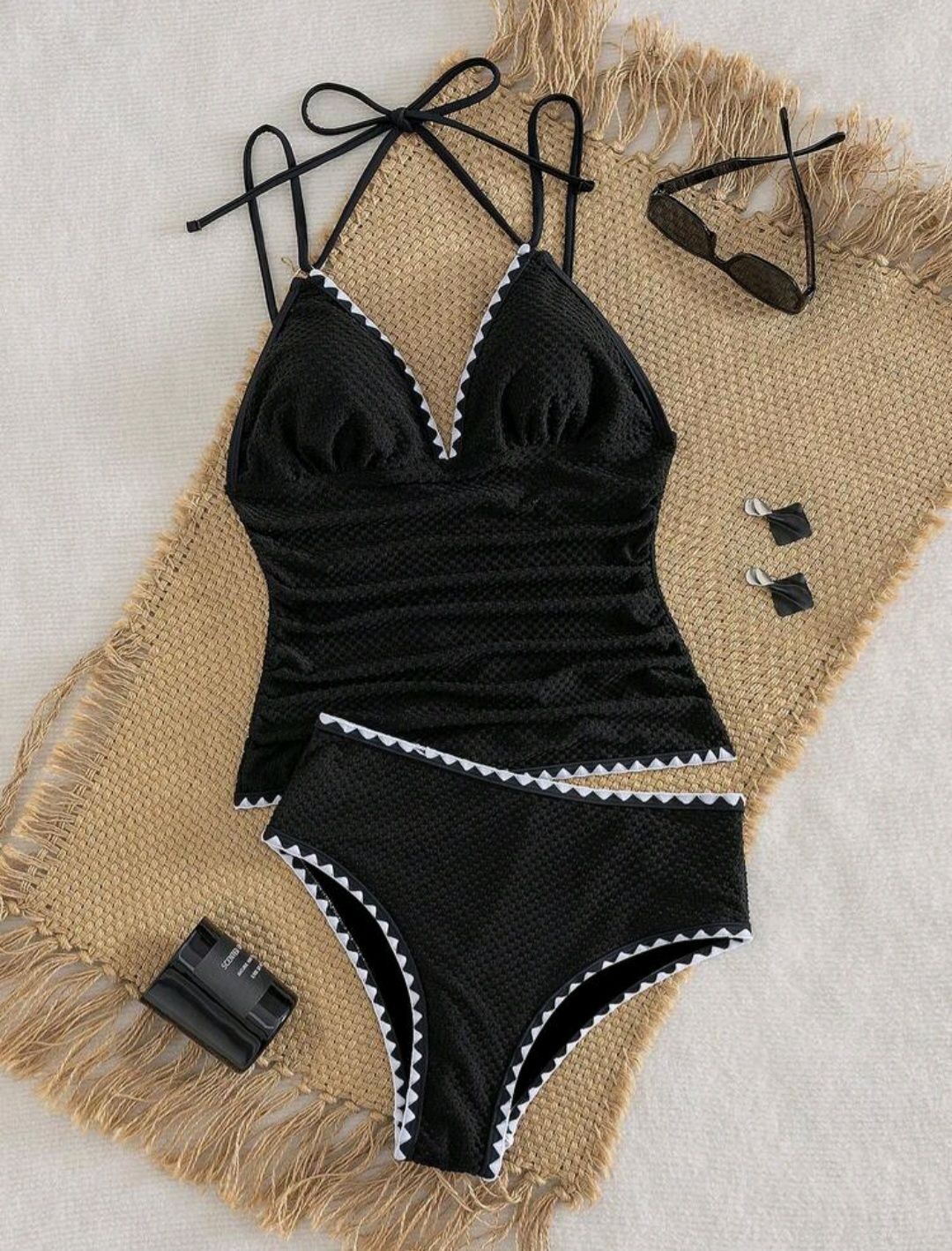 Black w/White Two Piece_1
