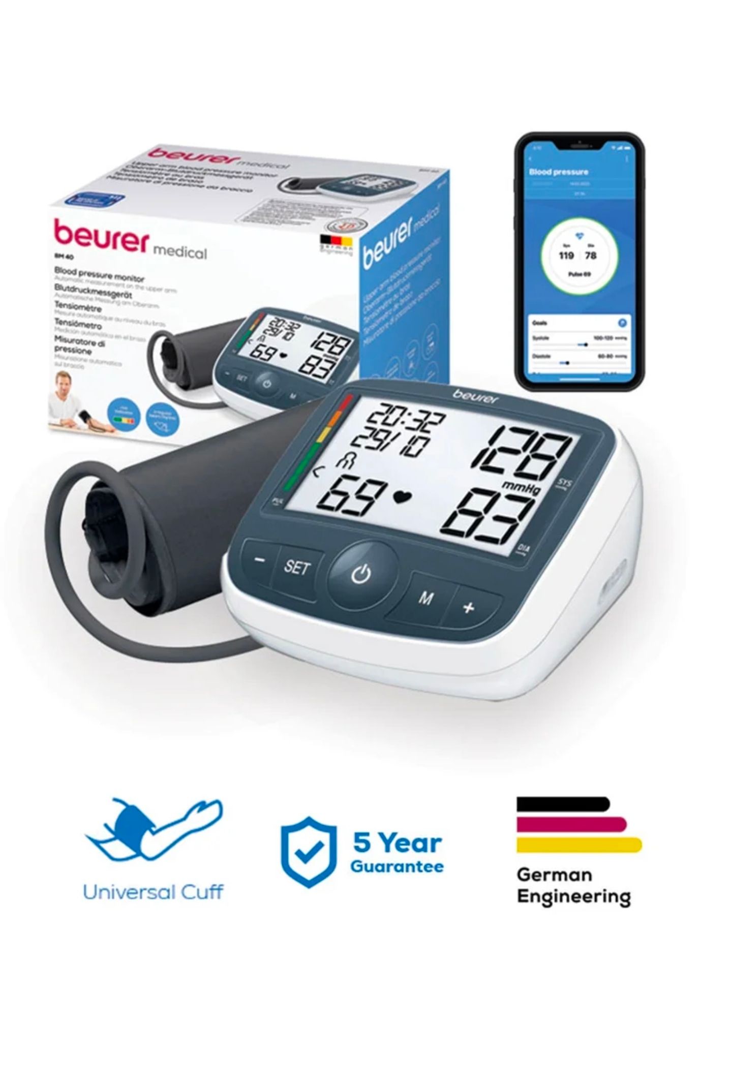 Beurer BM 40 Upper Arm Blood Pressure Monitor _0