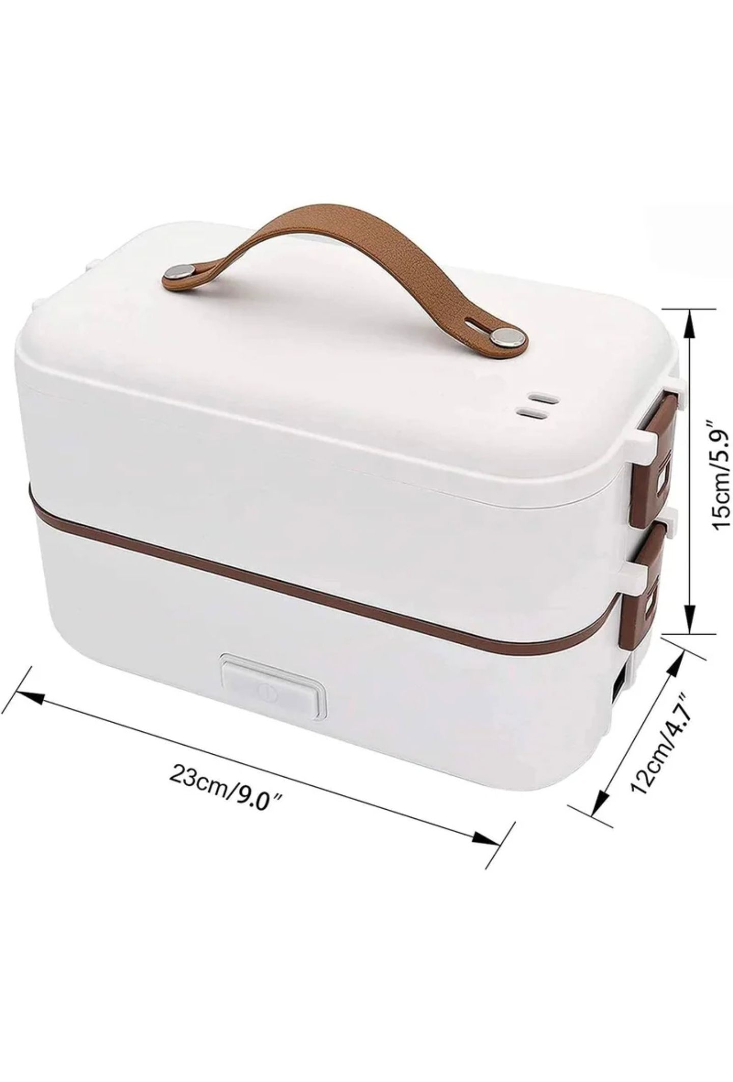 Lunch Box 800MI 2 Tier Portable Electric Food Warmer _4