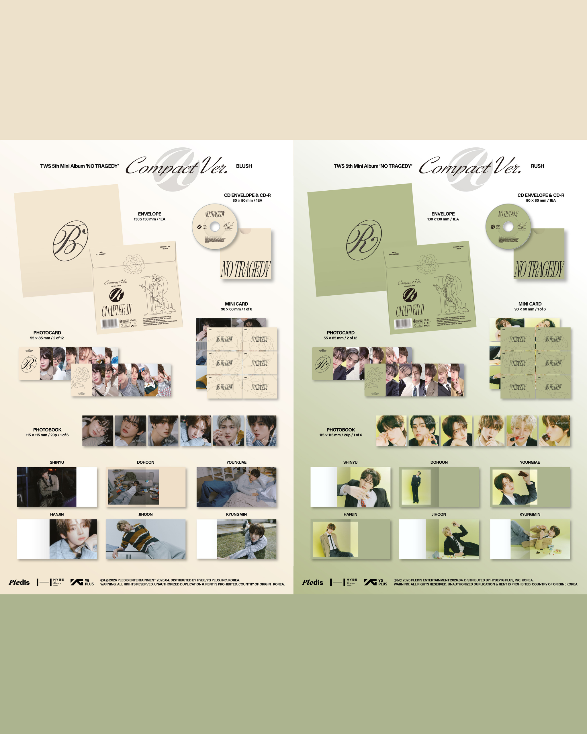 (Selectable POB OY/7-11/KREAM) TWS 5th Mini Album 'NO TRAGEDY'_3