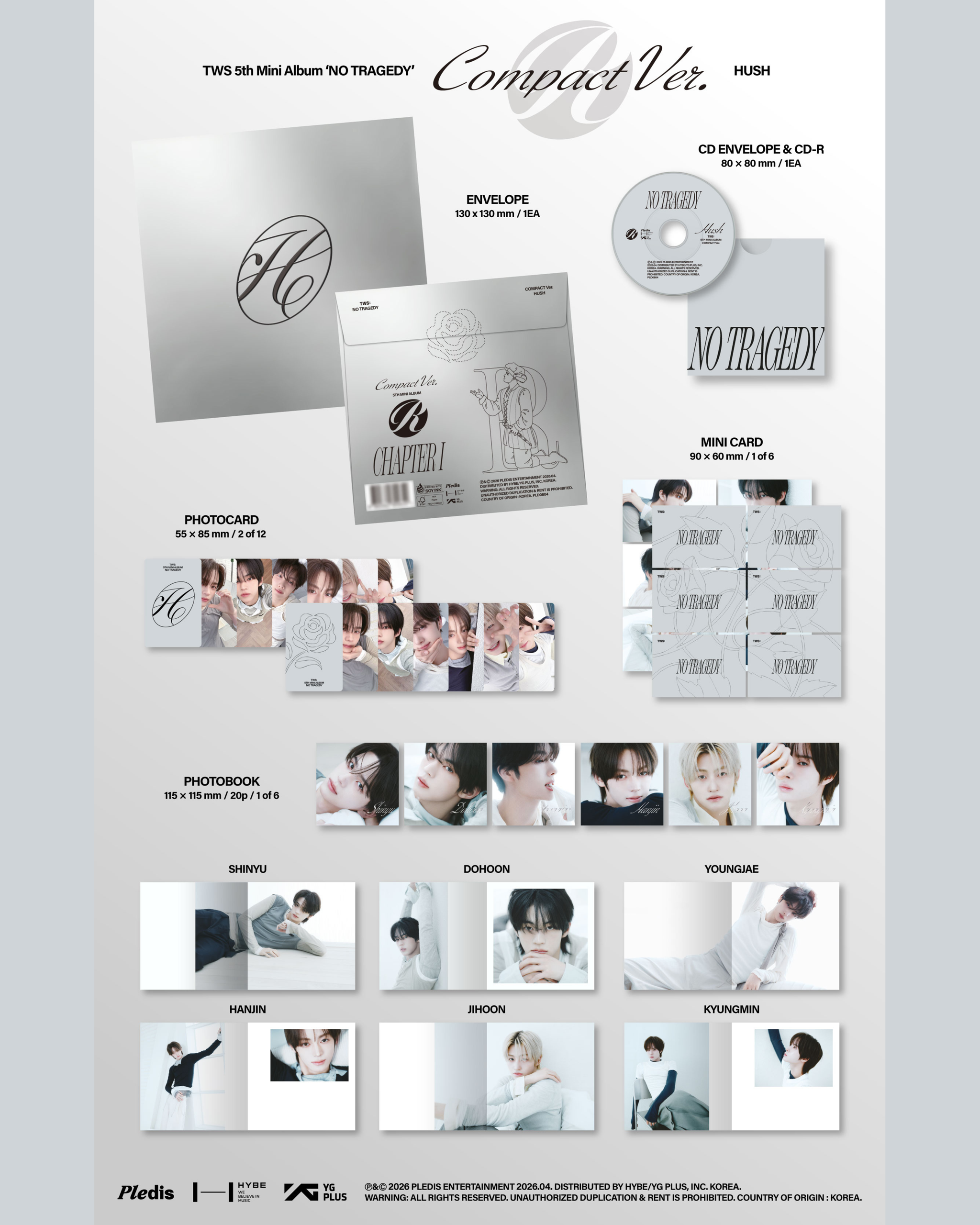 (Selectable POB OY/7-11/KREAM) TWS 5th Mini Album 'NO TRAGEDY'_4