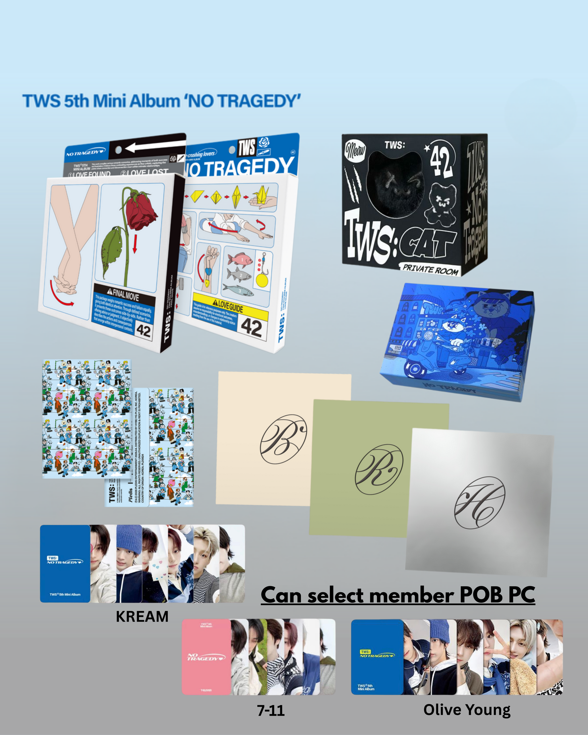 (Selectable POB OY/7-11/KREAM) TWS 5th Mini Album 'NO TRAGEDY'_0
