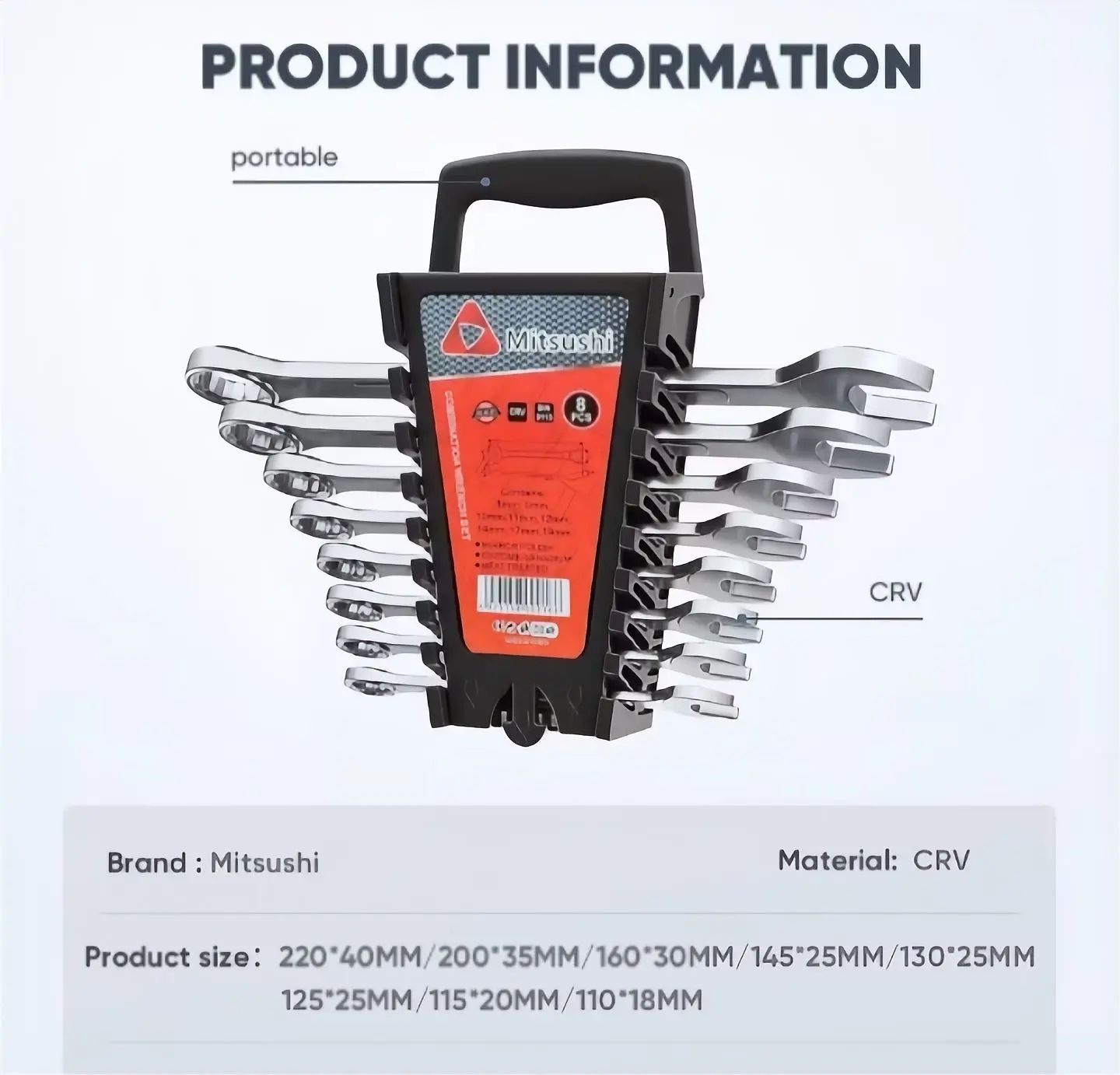 Mitsushi Kunci Ring Pas Set 8pcs_1