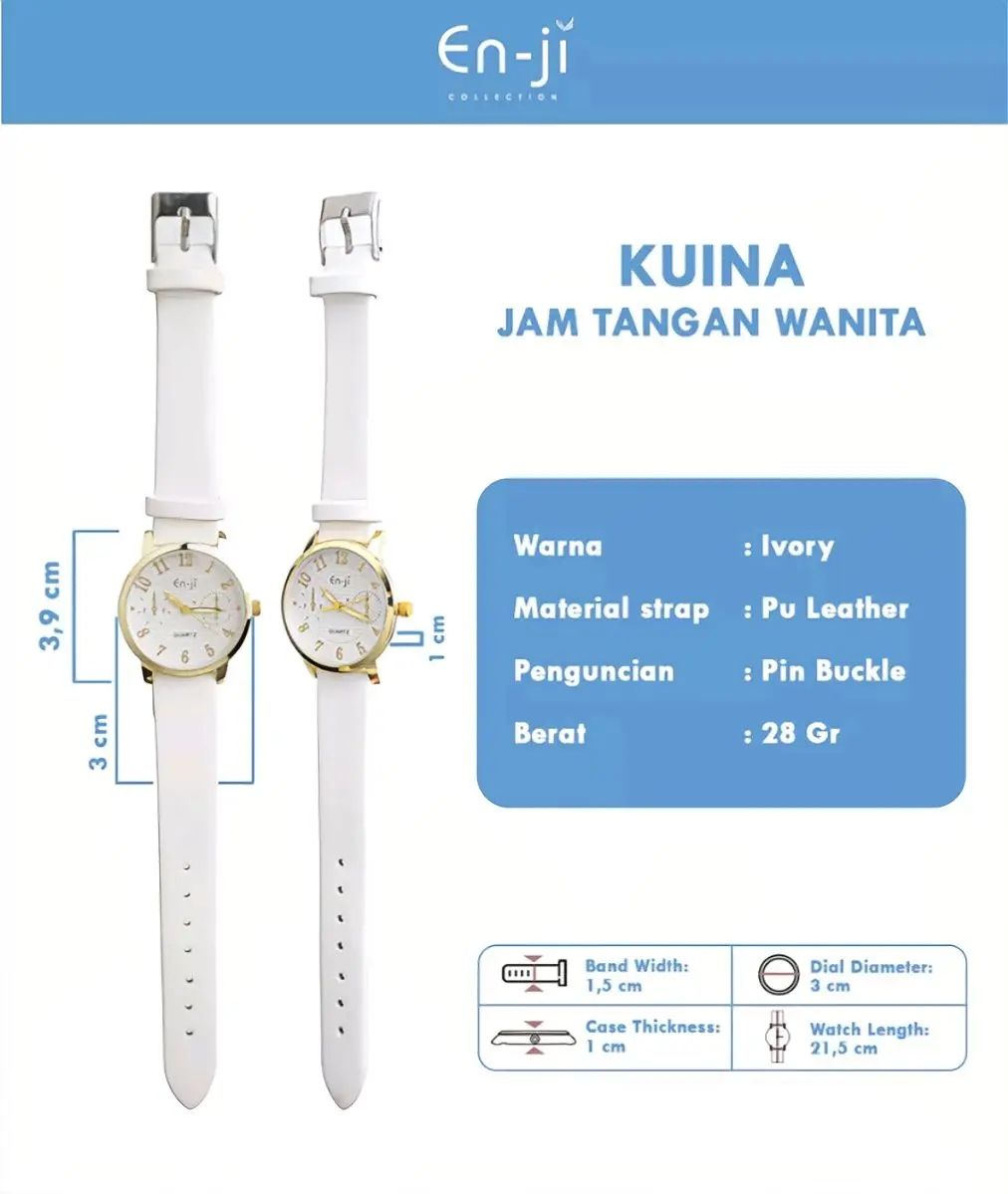 En-ji Jam Tangan [ Kuina-Black ]_4