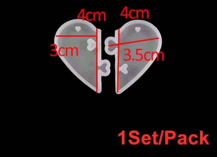 Molde Cerraduras de Corazon _2