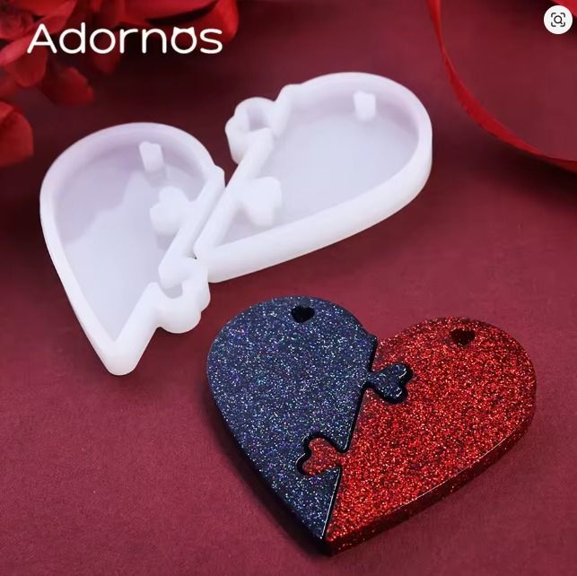 Molde Cerraduras de Corazon _3