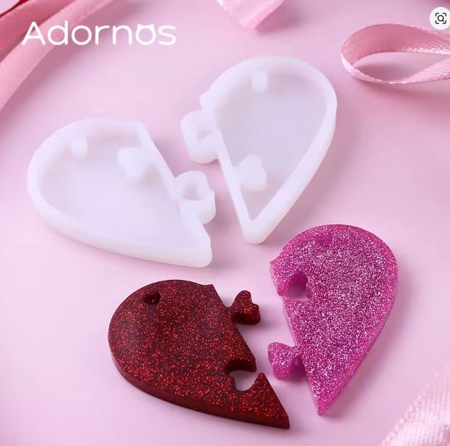 Molde Cerraduras de Corazon _0