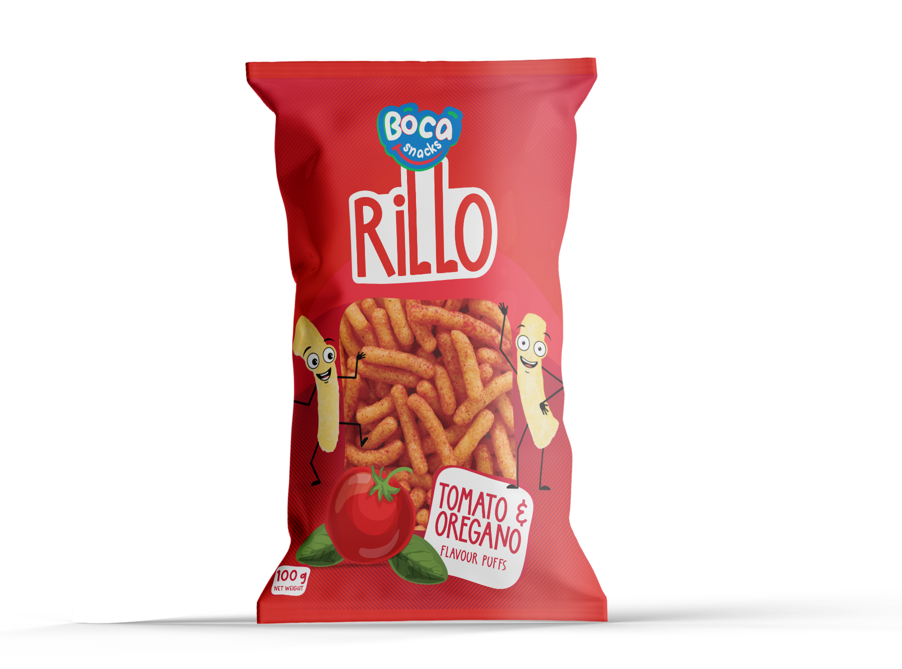 Boca Rillo Tomato & Oregano 100g × 20s_0