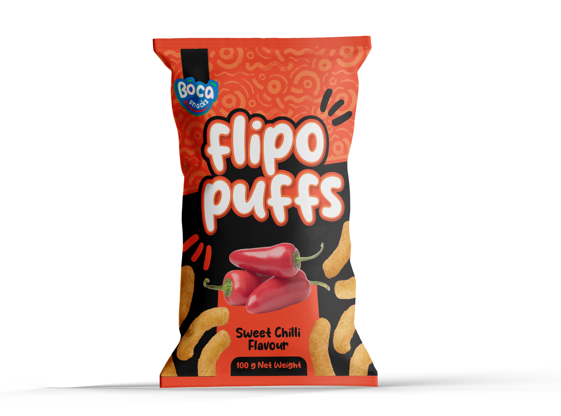 Boca Flipo Sweet Chilli 100g × 20s_0