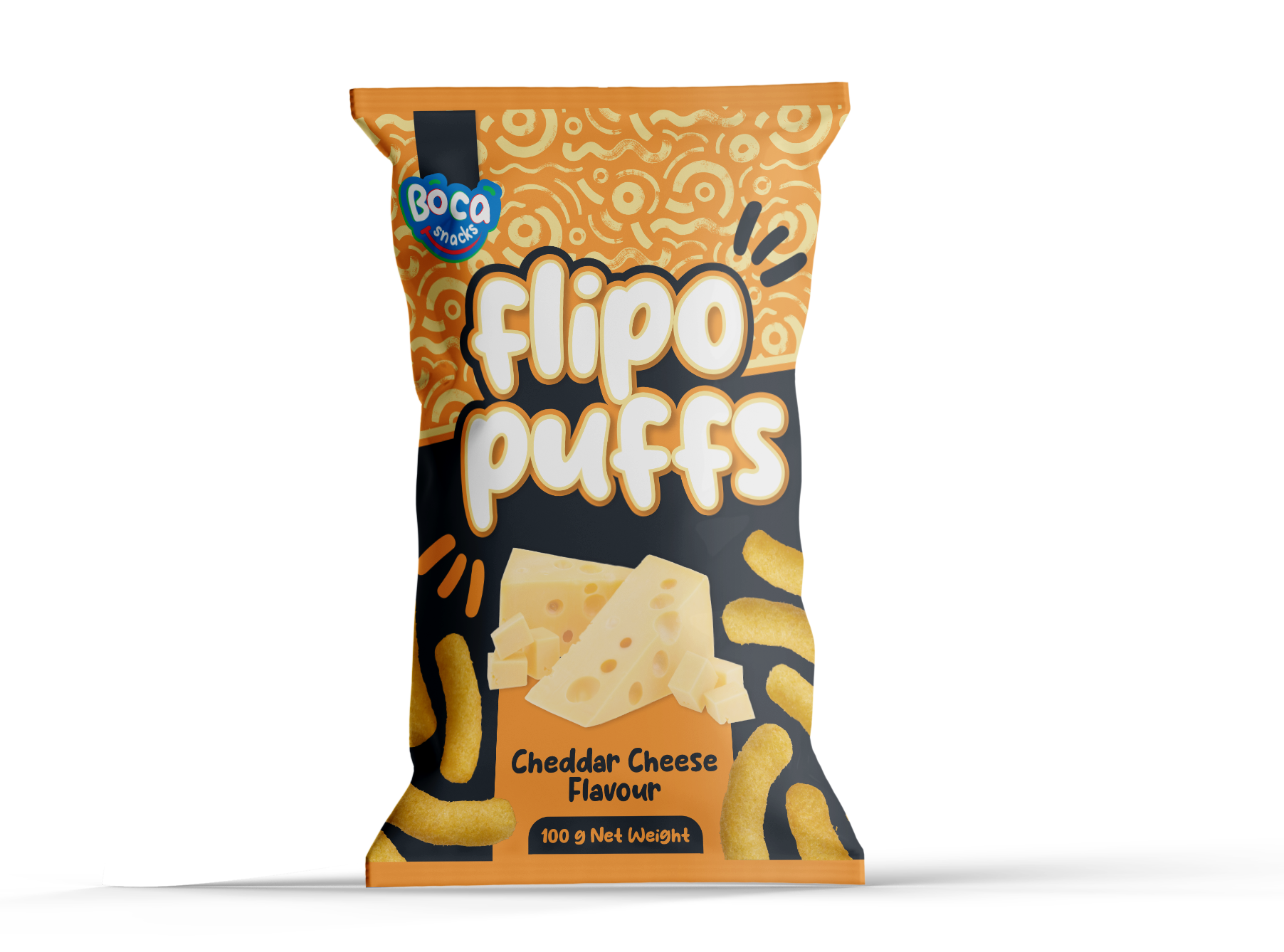 Boca Flipo Cheddar Cheese 100g×20s_0