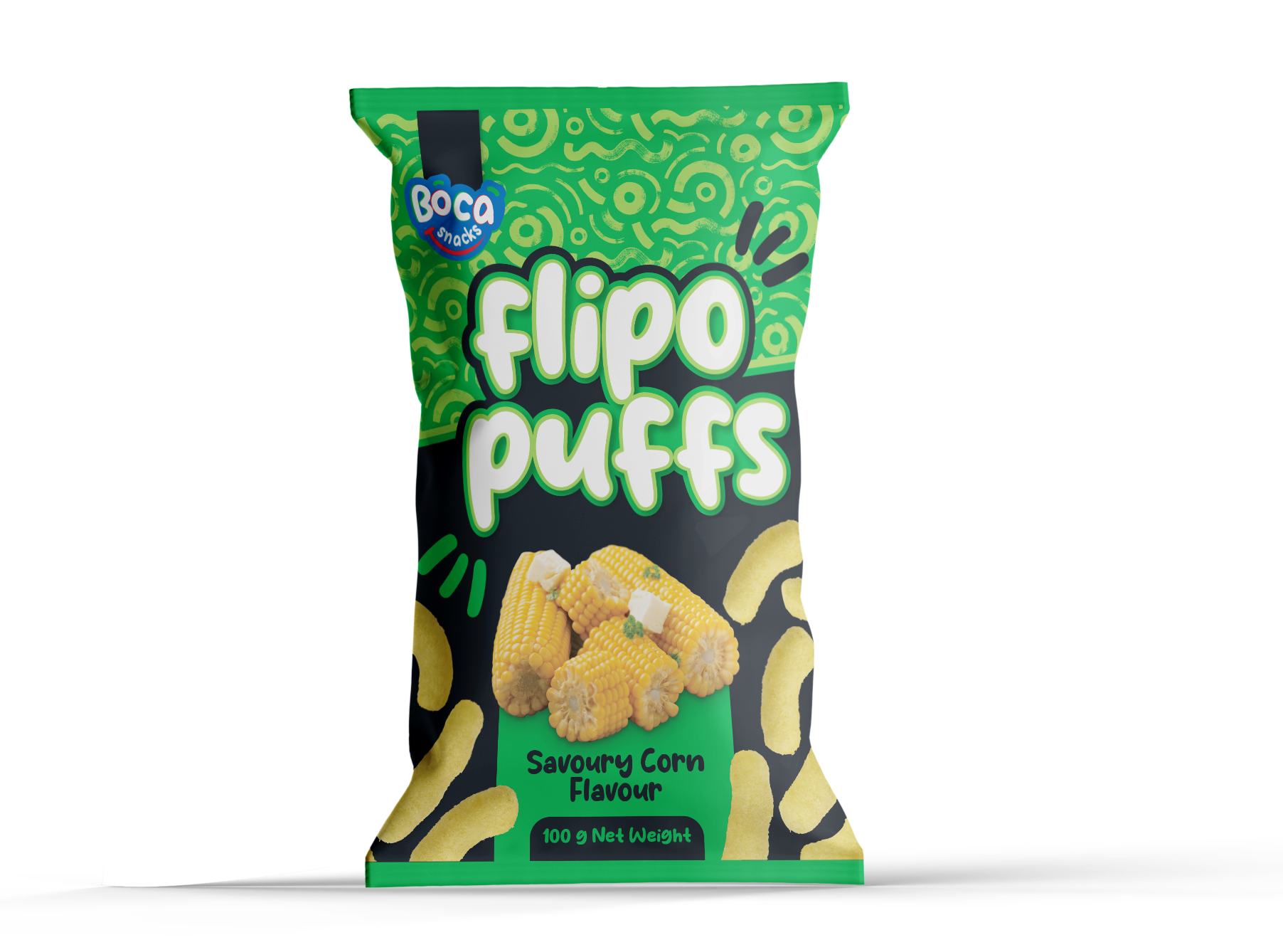 Boca Flipo Savoury Corn 100g × 20s_0