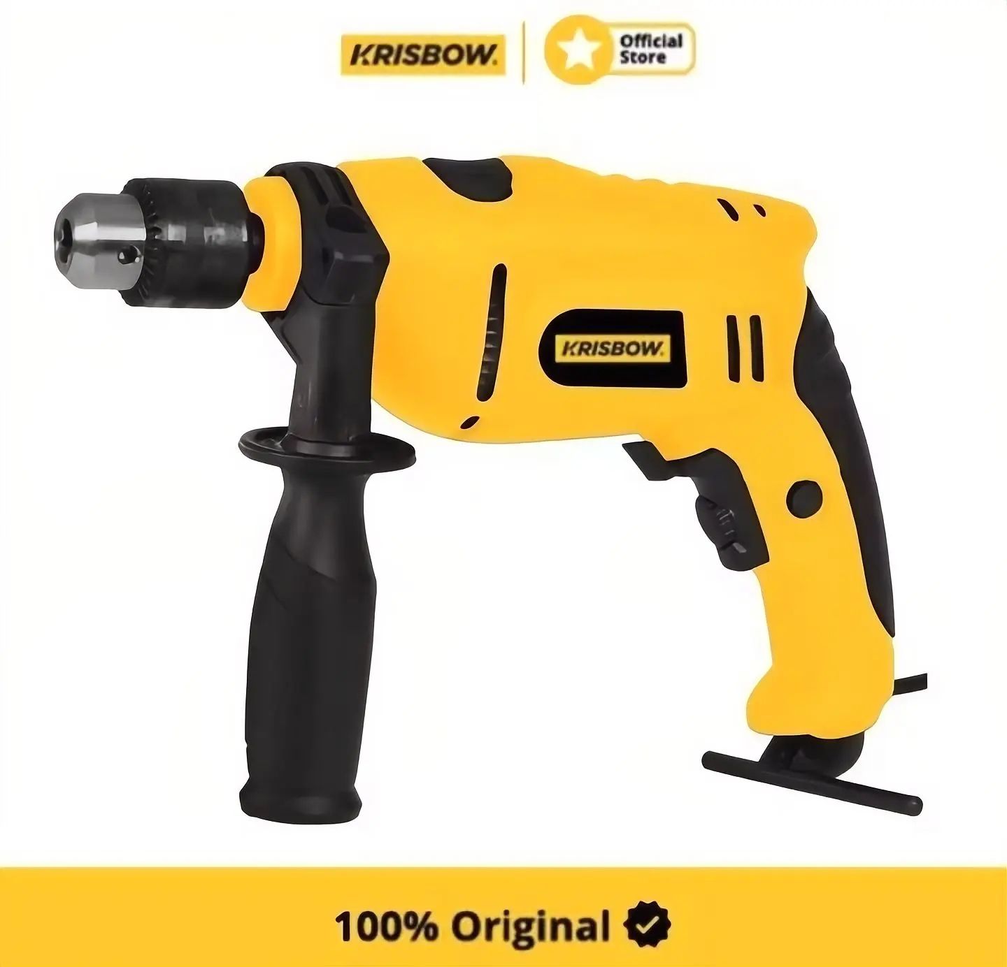 Krisbow Electric Impact Drill Bor Listrik 13mm 650 Watt Irid131_0