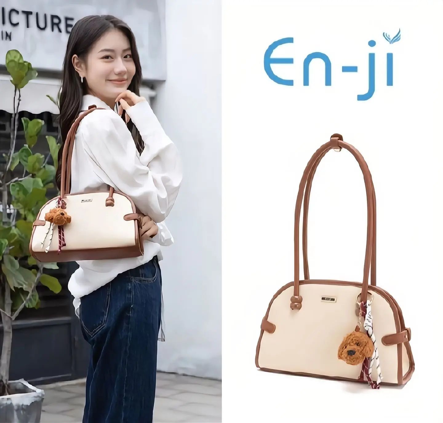 EN-JI [ JUNHYO-Cream] Shoulderbag_0