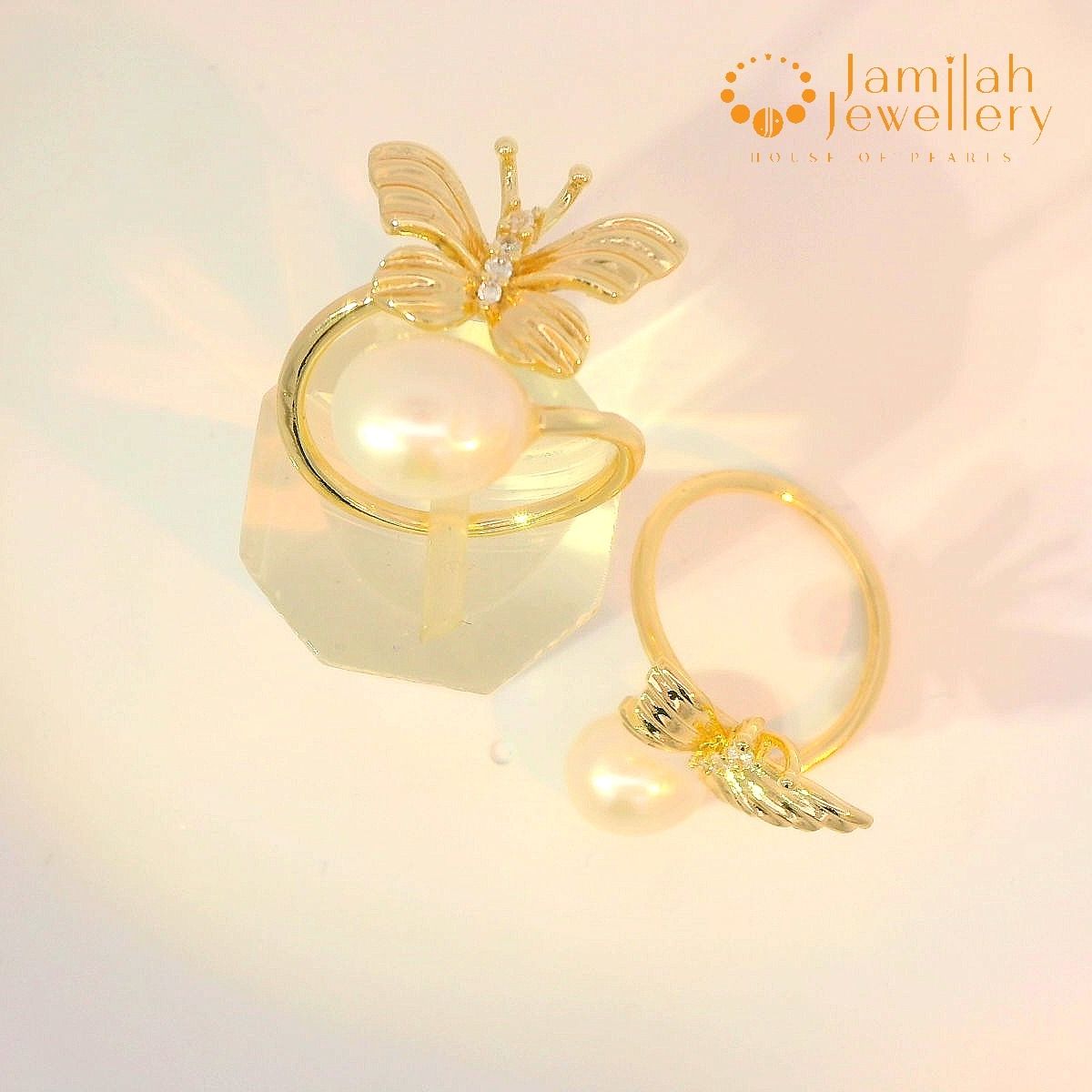 Adjustable Size Ring - Design 03 - Butterfly_0