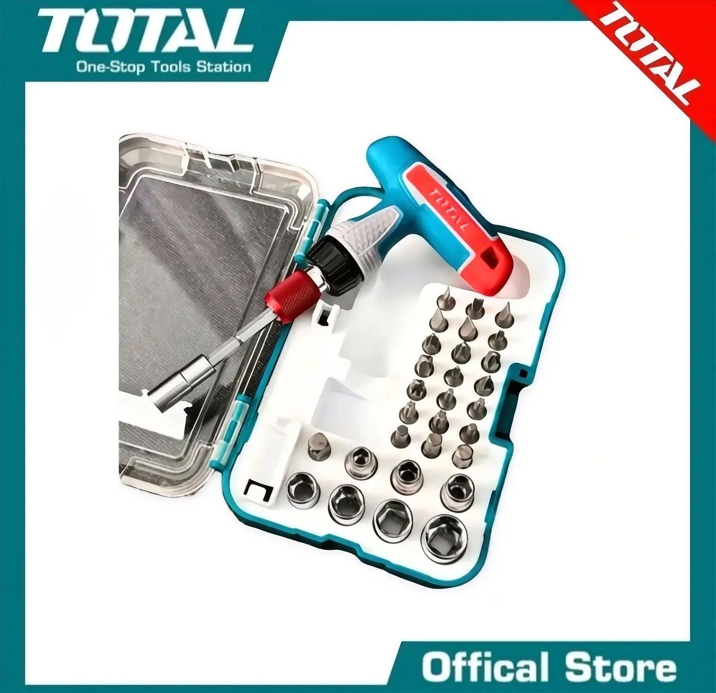 TOTAL 31 pcs Screwdriver and Bits set_2