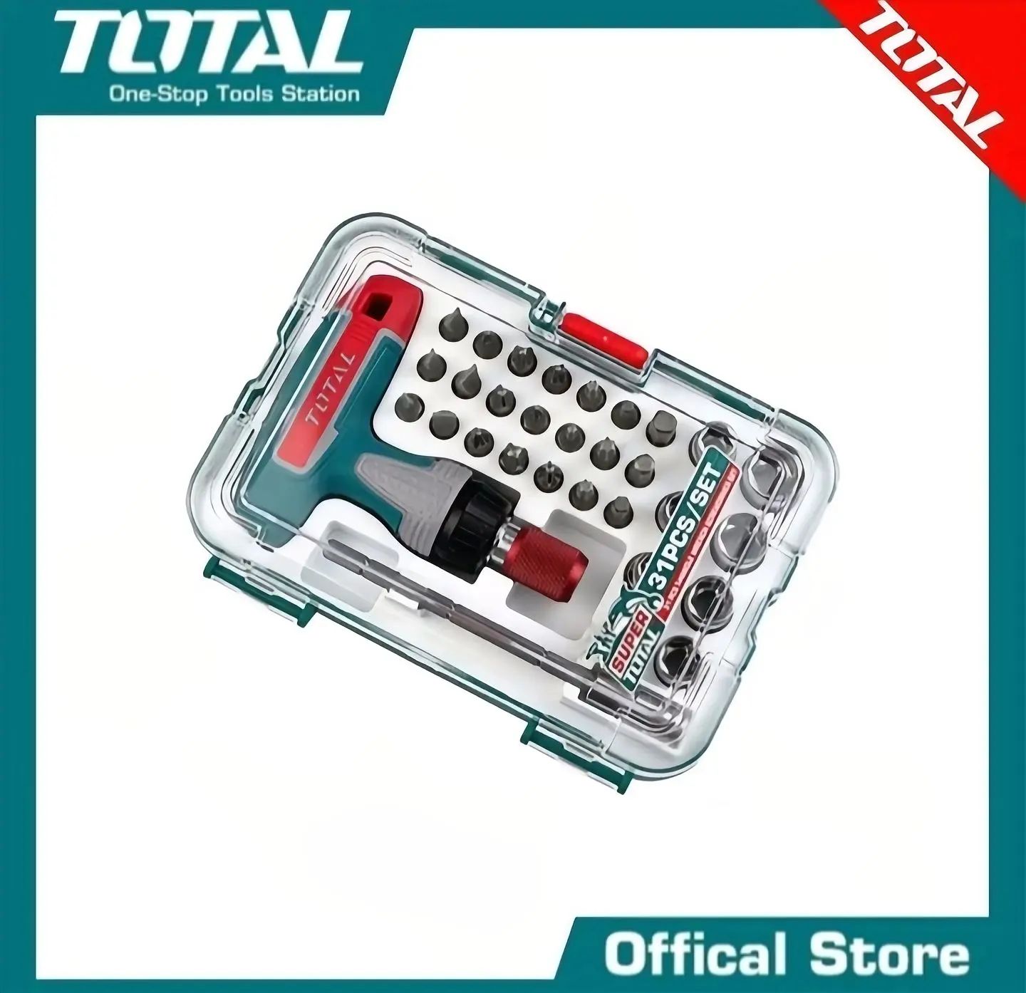 TOTAL 31 pcs Screwdriver and Bits set_3