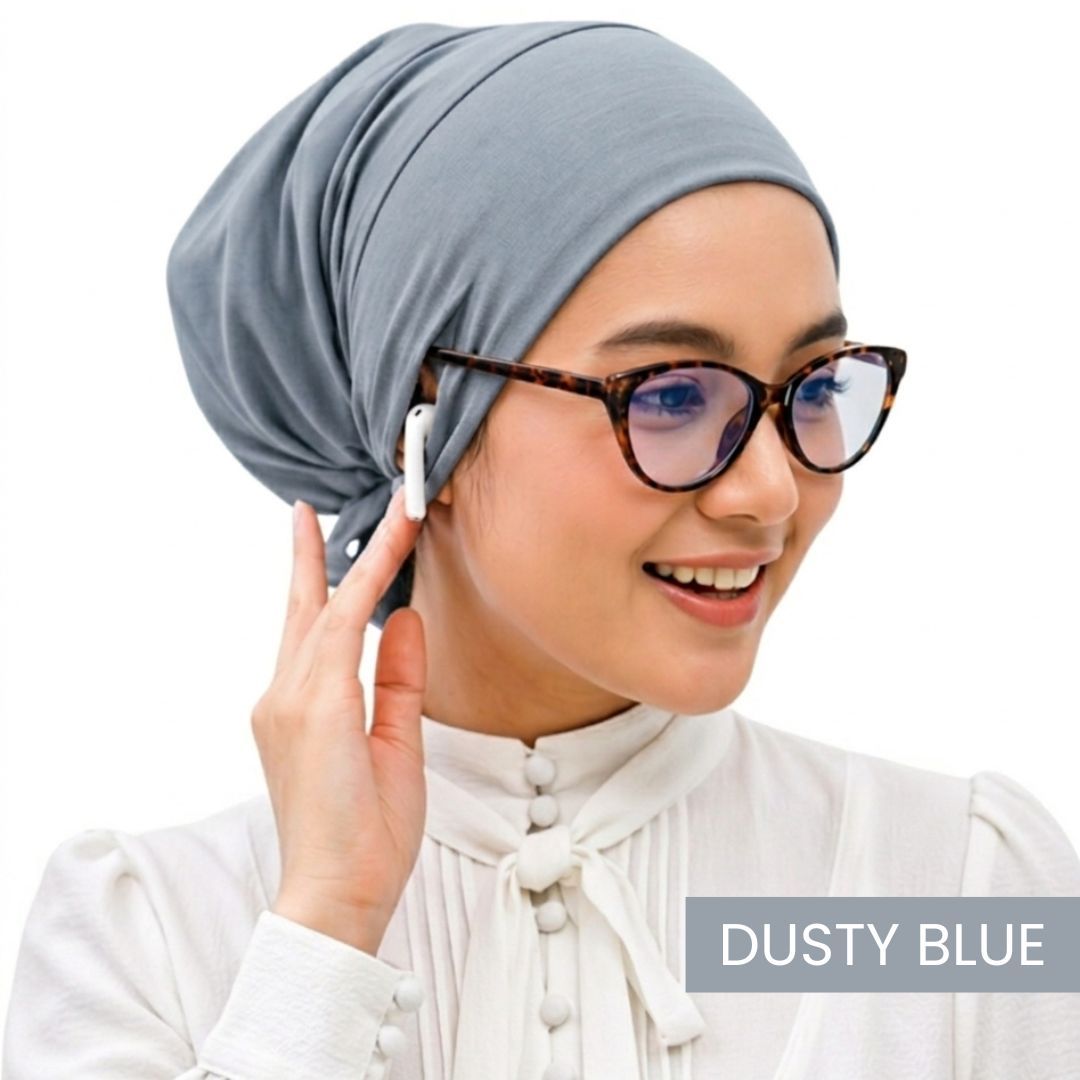 INNER PRO EARFIT MUSLIMAH - DUSTY BLUE_0