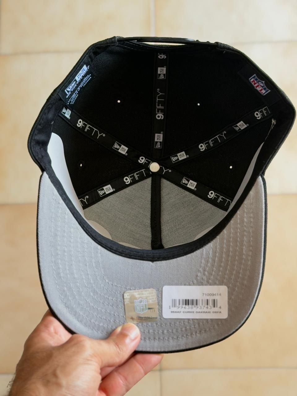 New Era 9Fifty A-Frame -  Oakland Raiders Edition 75th Anniversary Black _7