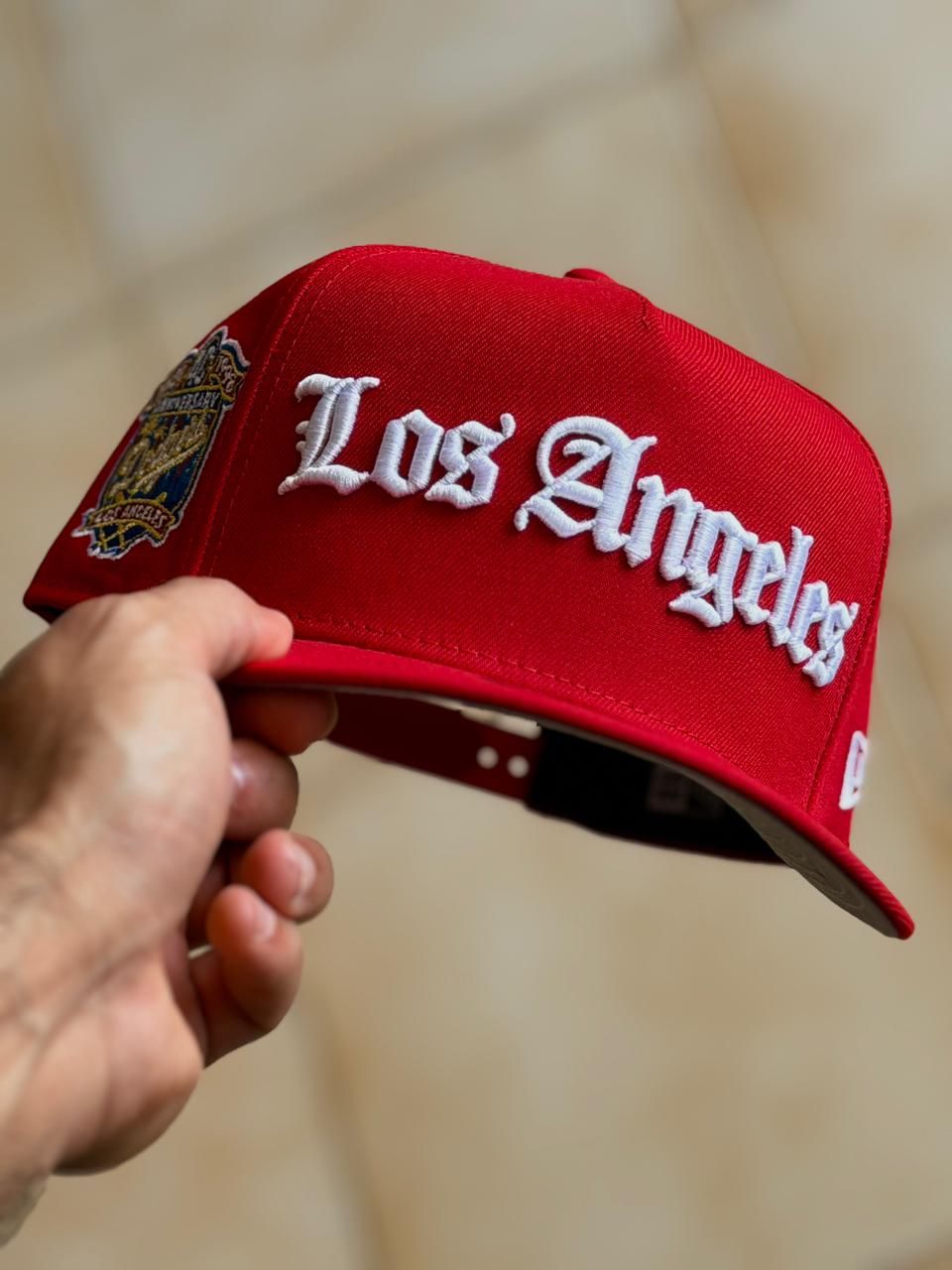 New Era 9Fifty A-Frame - La Dodgers 40th Anniversary Red Prime Edition_0