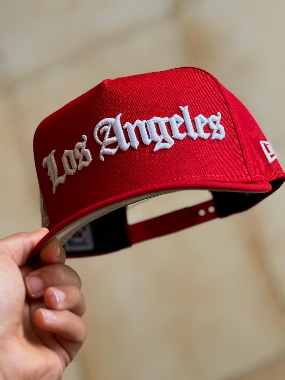 New Era 9Fifty A-Frame - La Dodgers 40th Anniversary Red Prime Edition_2