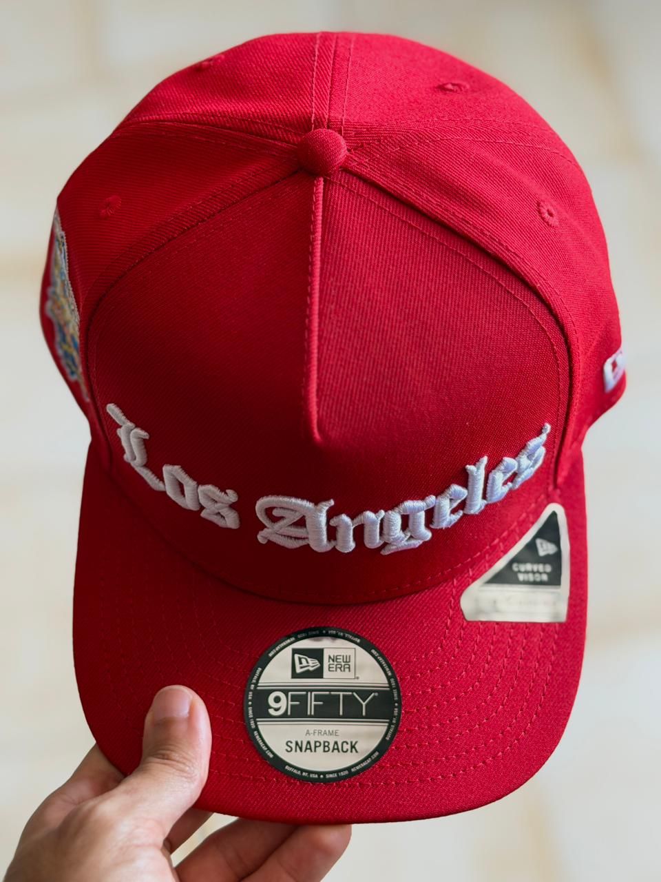 New Era 9Fifty A-Frame - La Dodgers 40th Anniversary Red Prime Edition_6