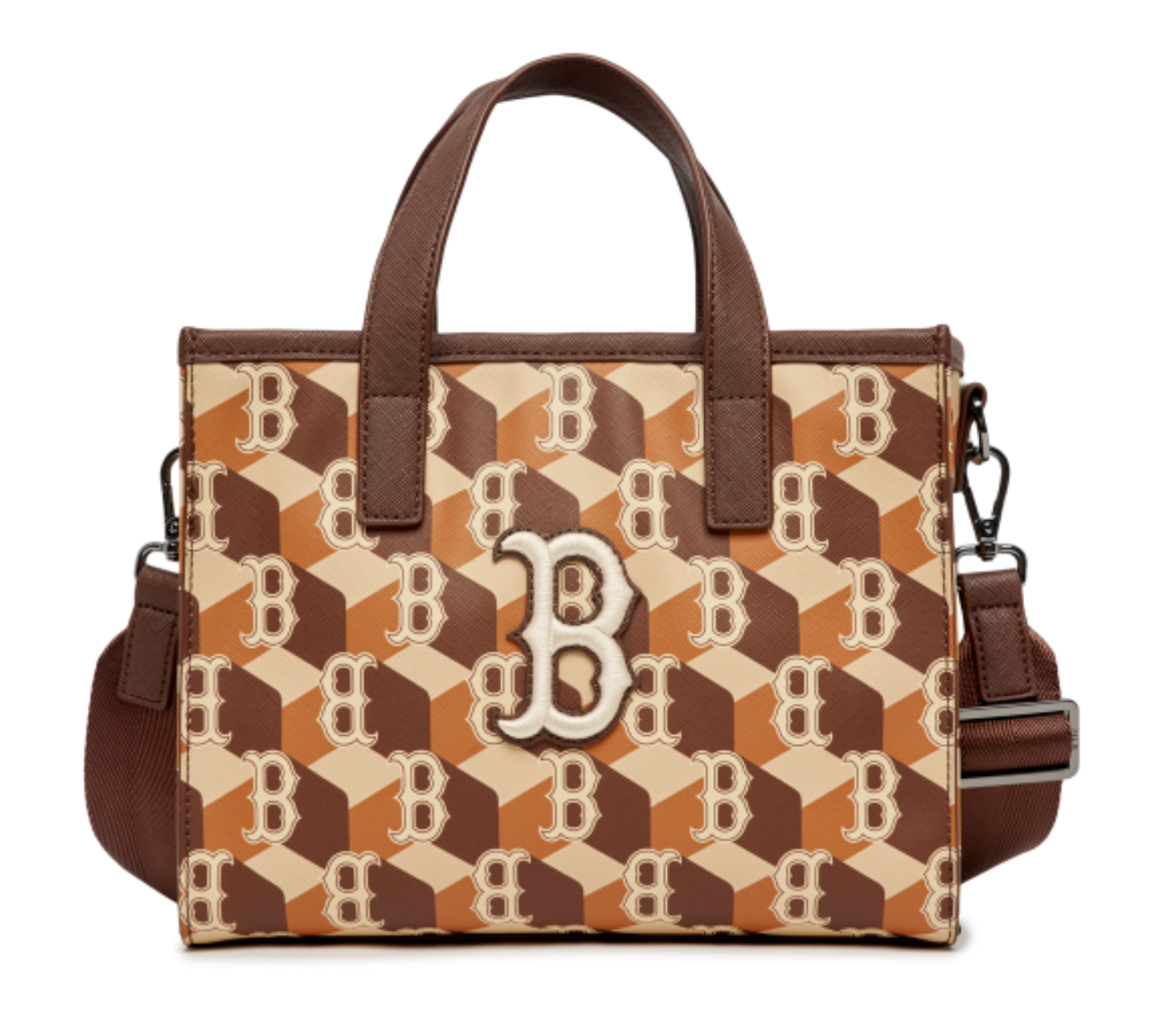 Cube Monogram Small Tote Bag - B42_0