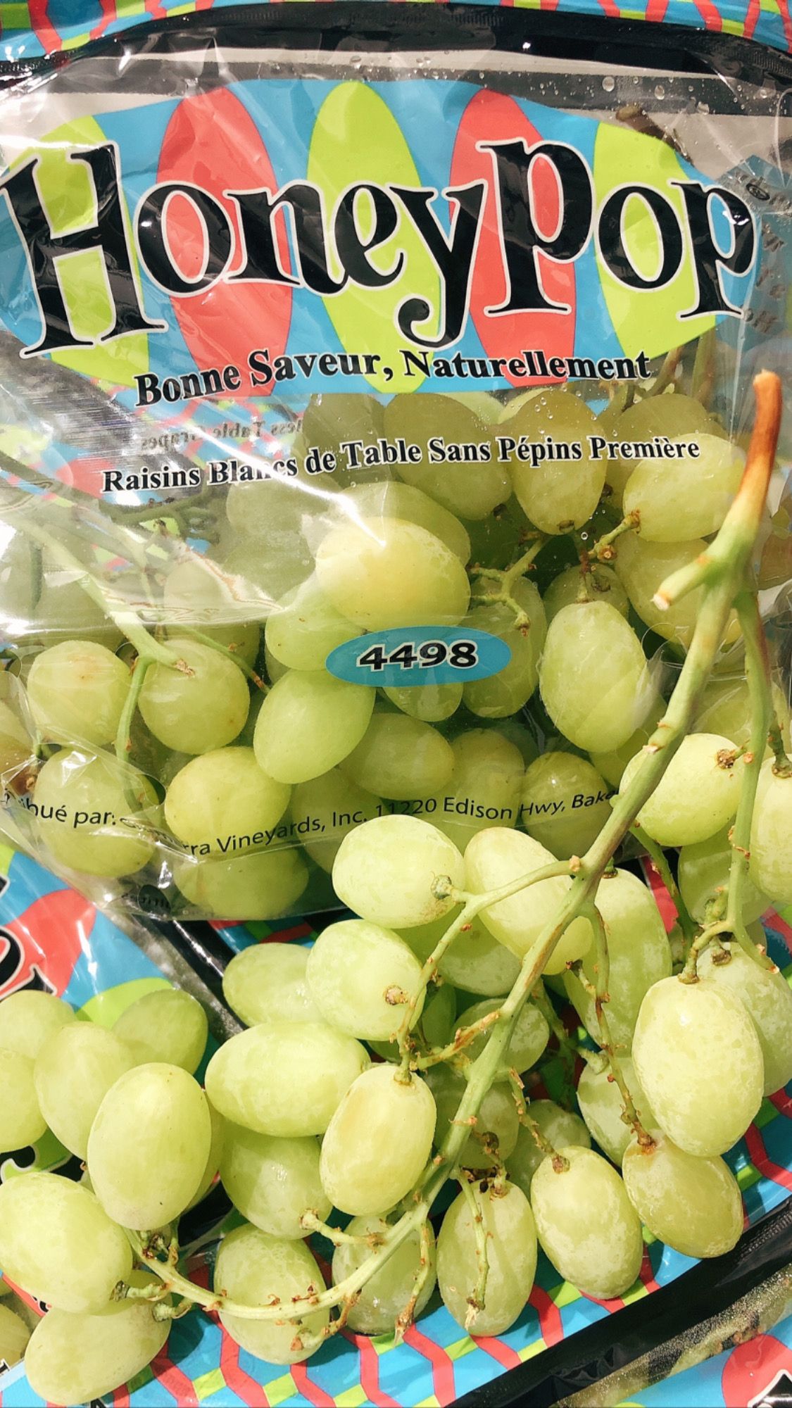 USA Honey Pop Seedless Green Grape_0