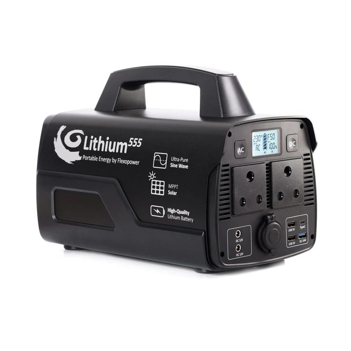 FlexoPower Lithium 555Wh Multipurpose Portable Power Station Supply Generator_0