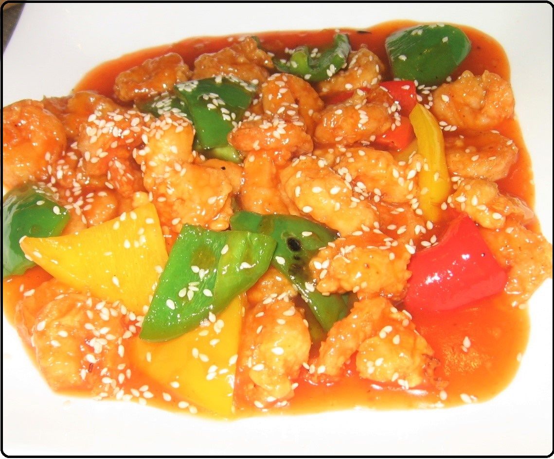 Sweet & Sour Prawns    酸甜蝦仁_0