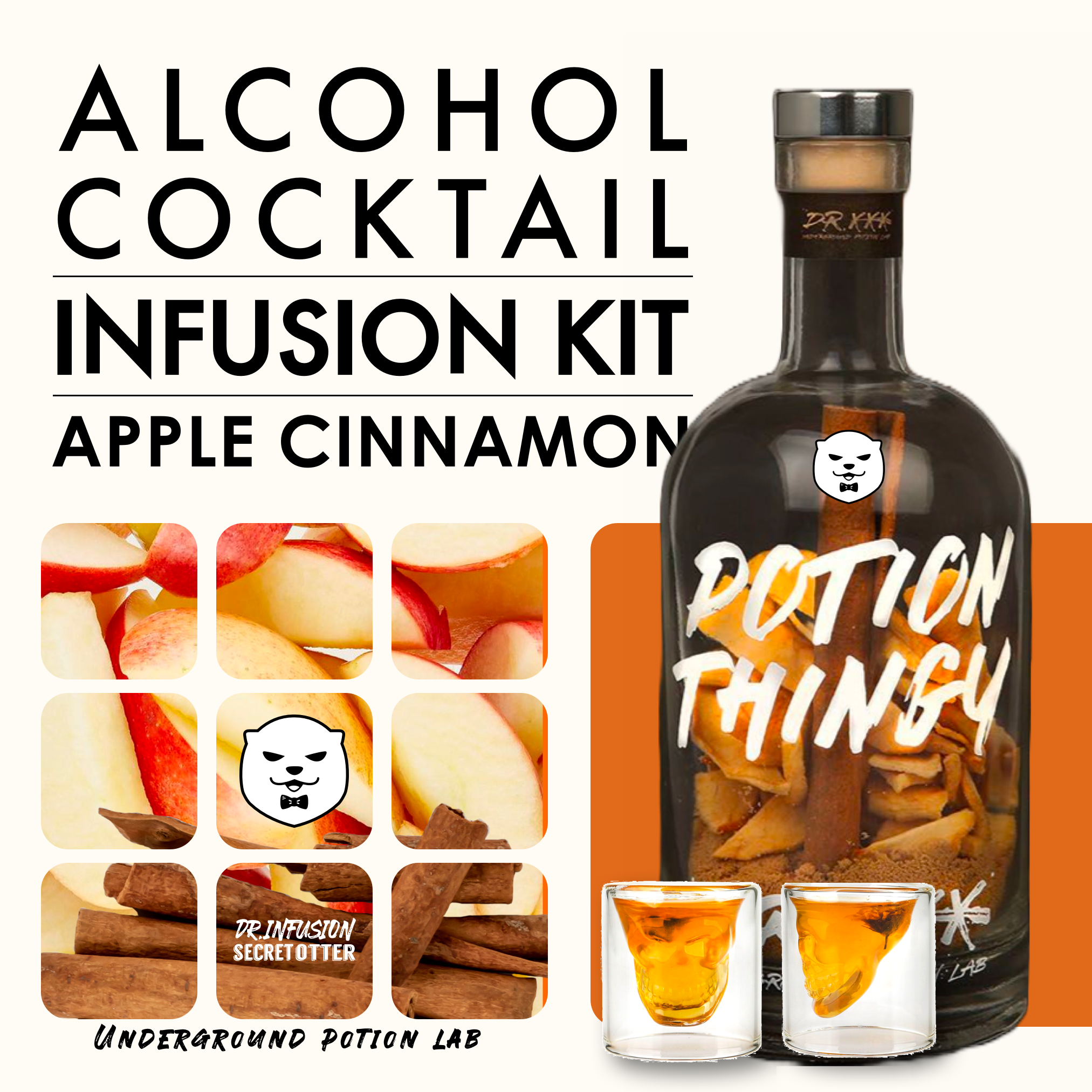 Dr.XXX Alcohol Cocktail Infusion Kit – Apple Cinnamon_0