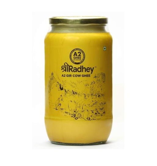 Shree Radhey A2 Bilona Gir Cow Ghee - 1 L_0