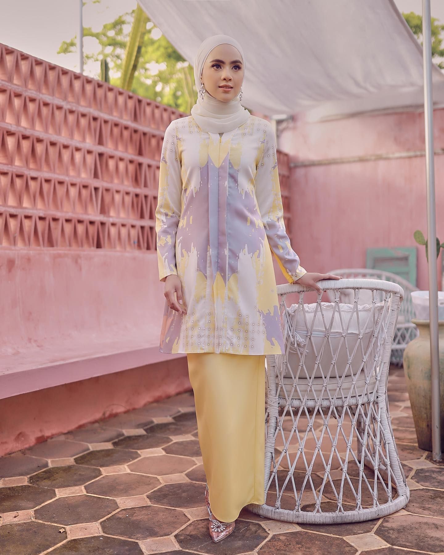 SYARIA KEBAYA - YELLOW_1