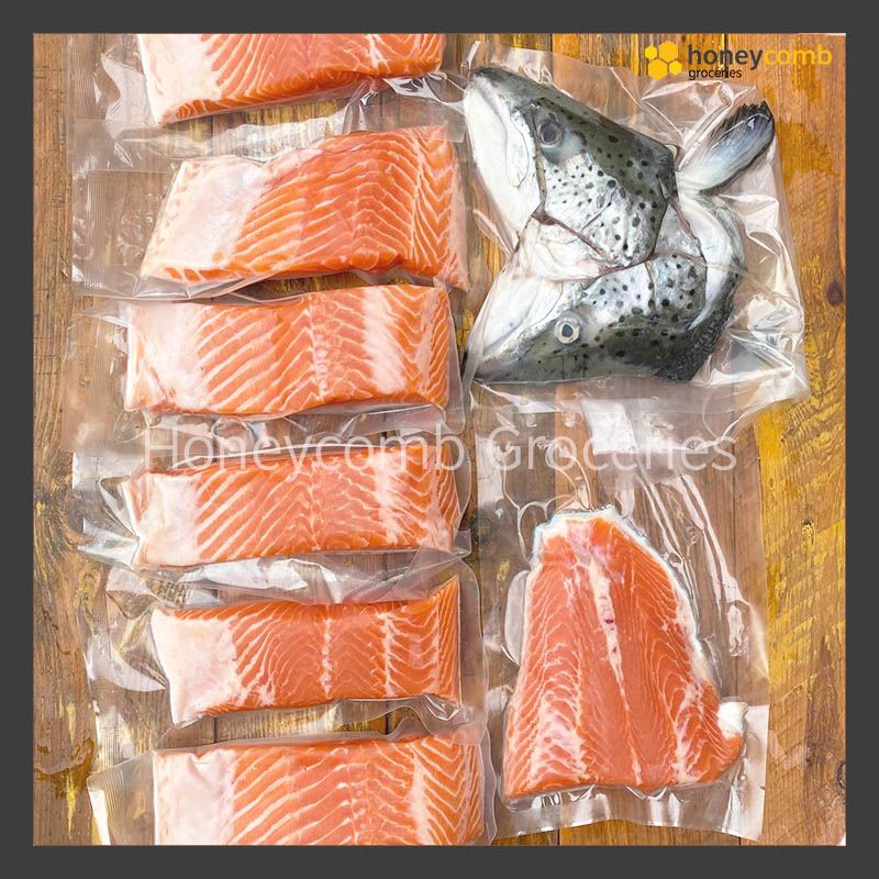 Norwegian Salmon (Sashimi Grade) (2.1-2.25KG Half Fish)_1