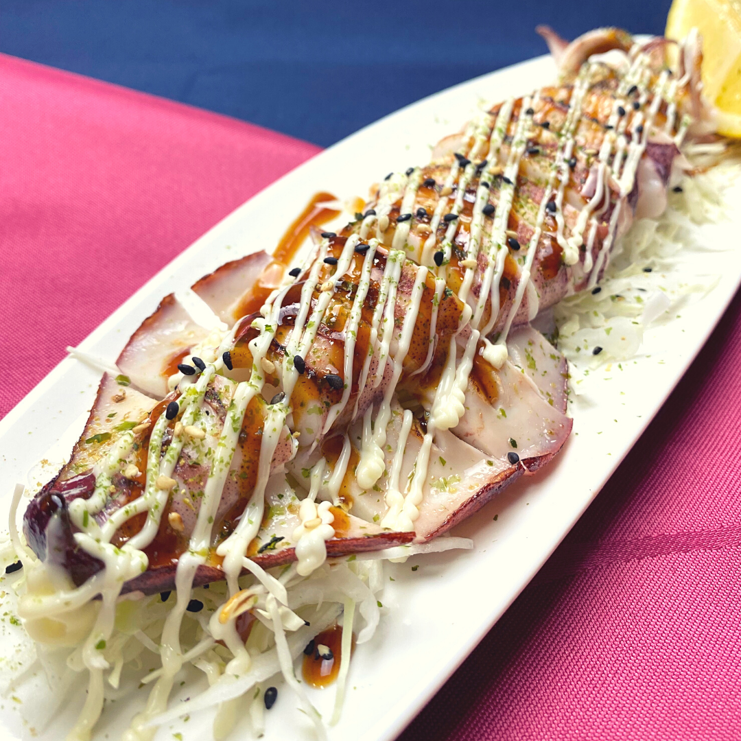 Shinjuku Grilled Squid with Okonomiyaki Sauce (subject to availability)_0