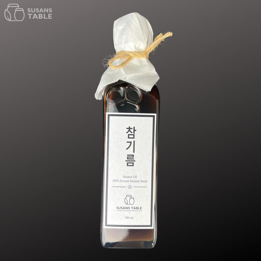 E1. 100% Korean Sesame Seeds Oil 300ml (100% 국내산 방앗간 참기름 300ml)_0