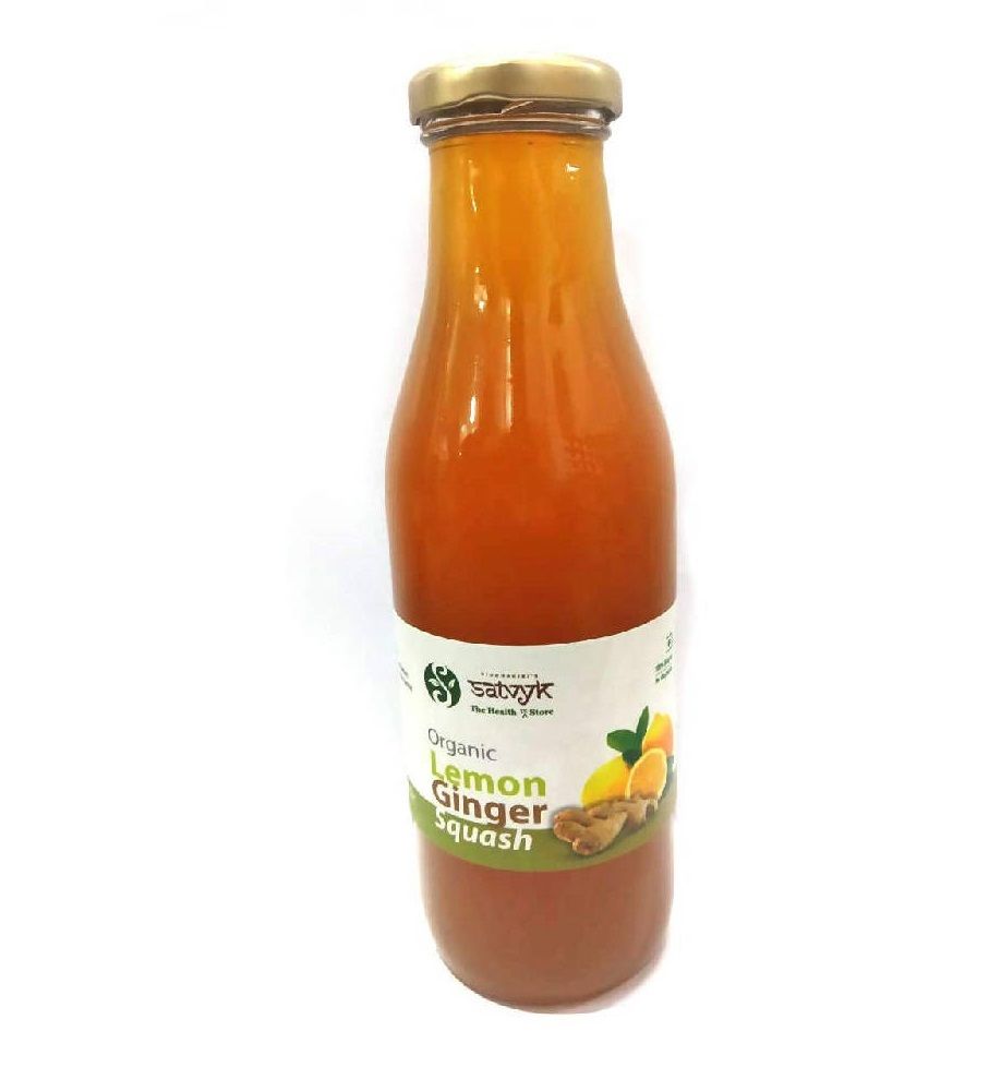 Organic Lemon Ginger Squash - 500 ML_0