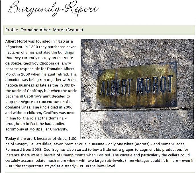 ALBERT MOROT BURGUNDY BEAUNE 1'ER CRU LES AIGROTS OLD-&-RARE VINTAGE 2006 RED (FRANCE)_6
