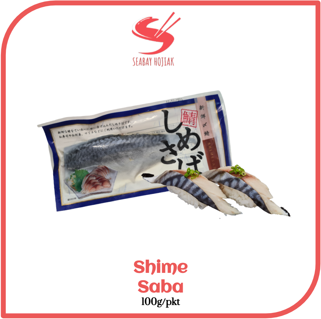 Shime Saba (Vinegar Seasoned Saba Mackeral Fillet, Sashimi Grade) 100g_0