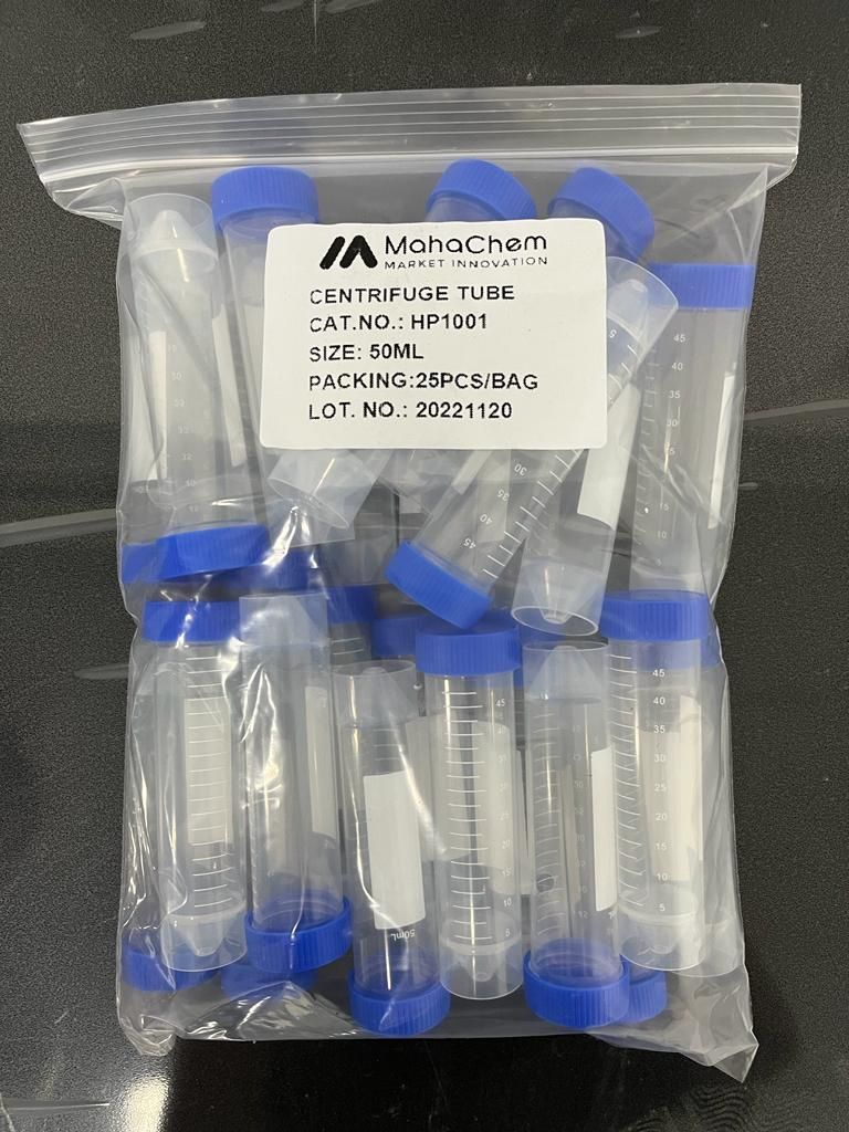 CENTRIFUGE TUBE 50ML SELF-STANDING BOTTOM WITH SCREW CAP (HP1001) (PCS), _1