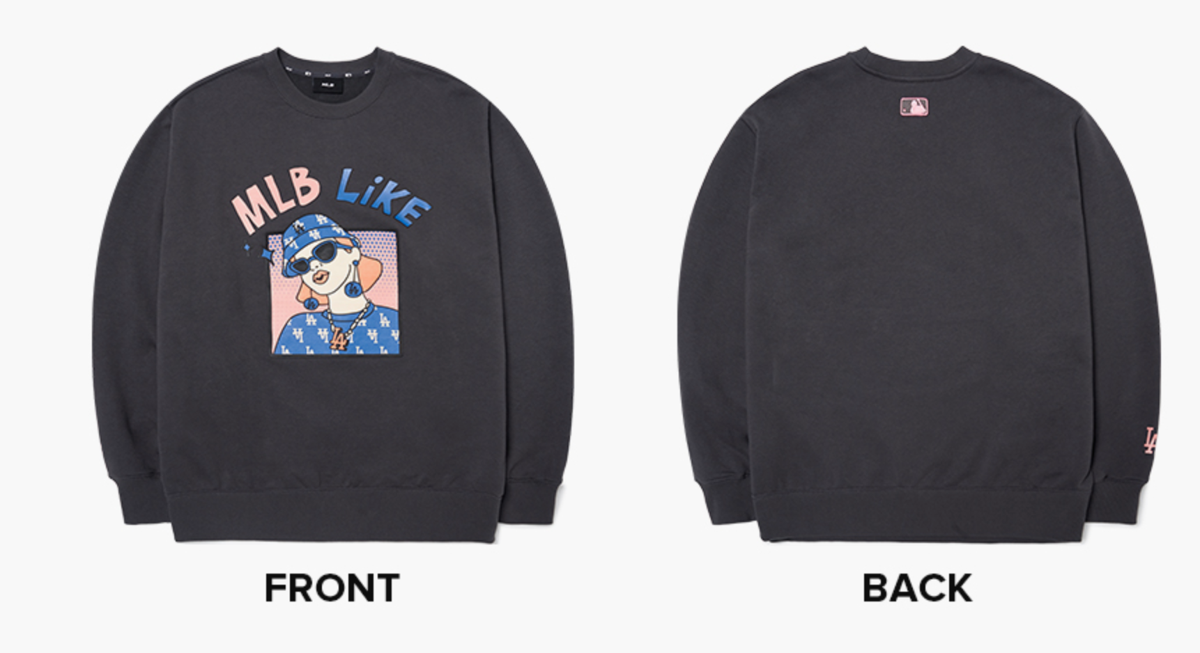 LIKE Cartoon Overfit Sweater - C60_1