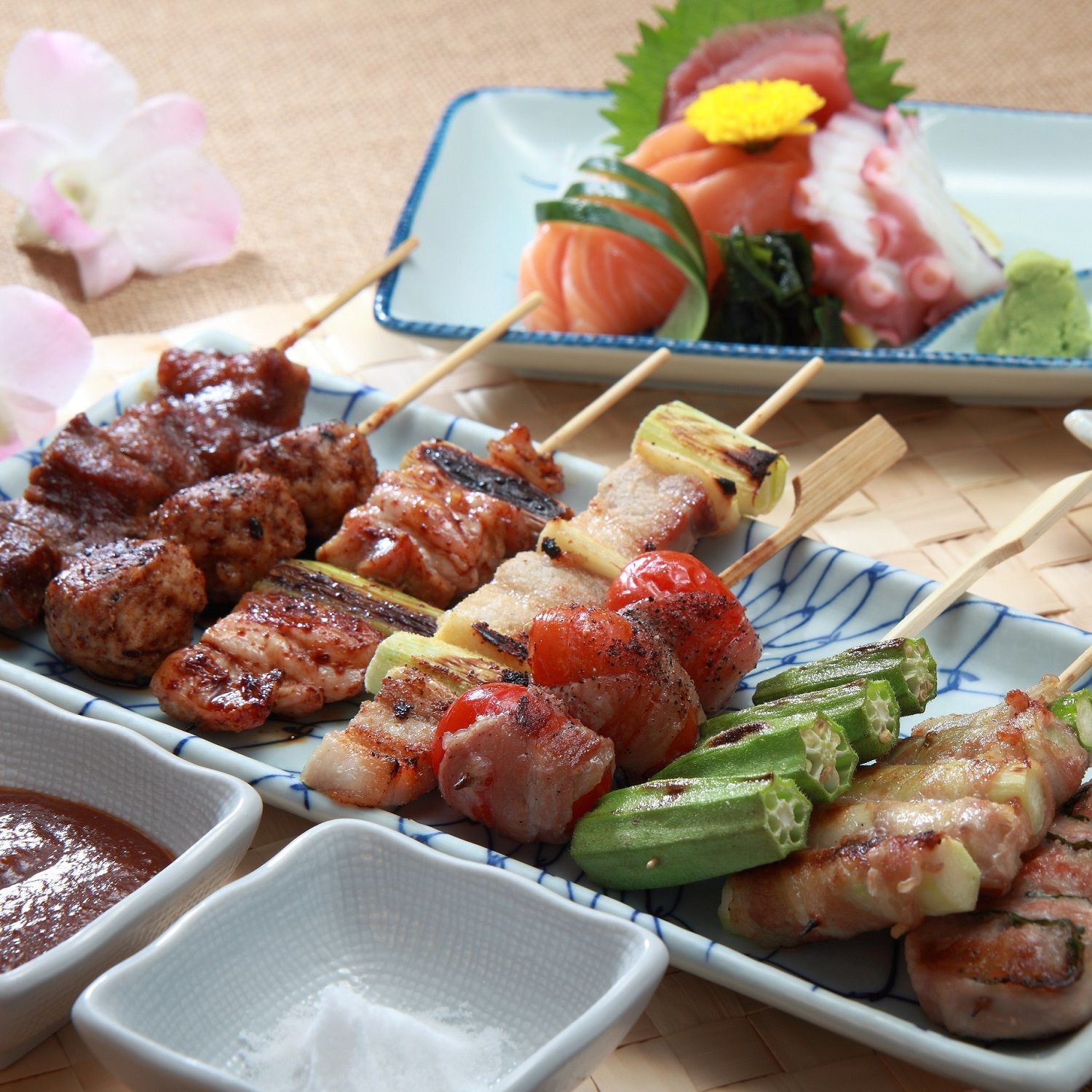 Yakitori Moriwase Platter (8 sticks)_0