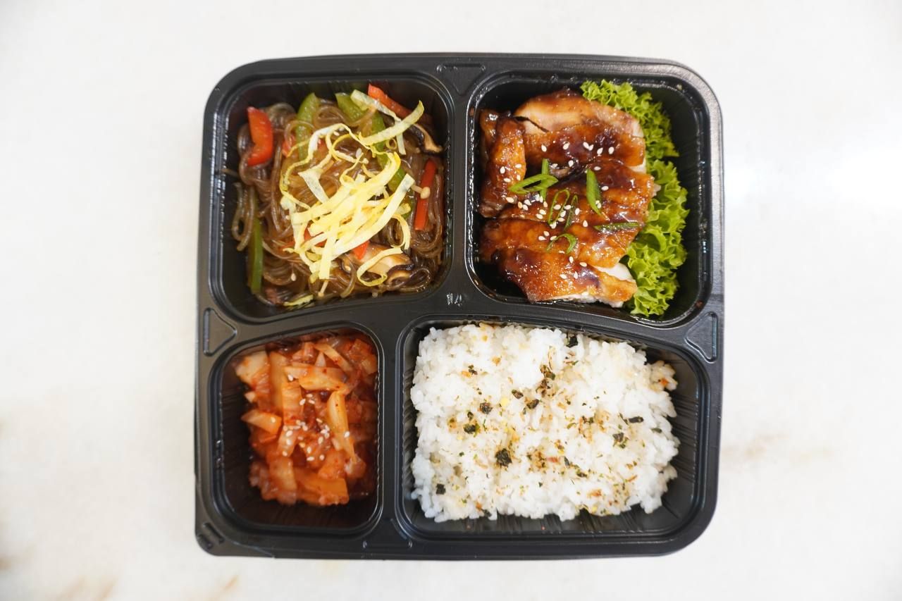 Y2. Chicken Teriyaki Dosirak Set 照烧鸡肉便当_0