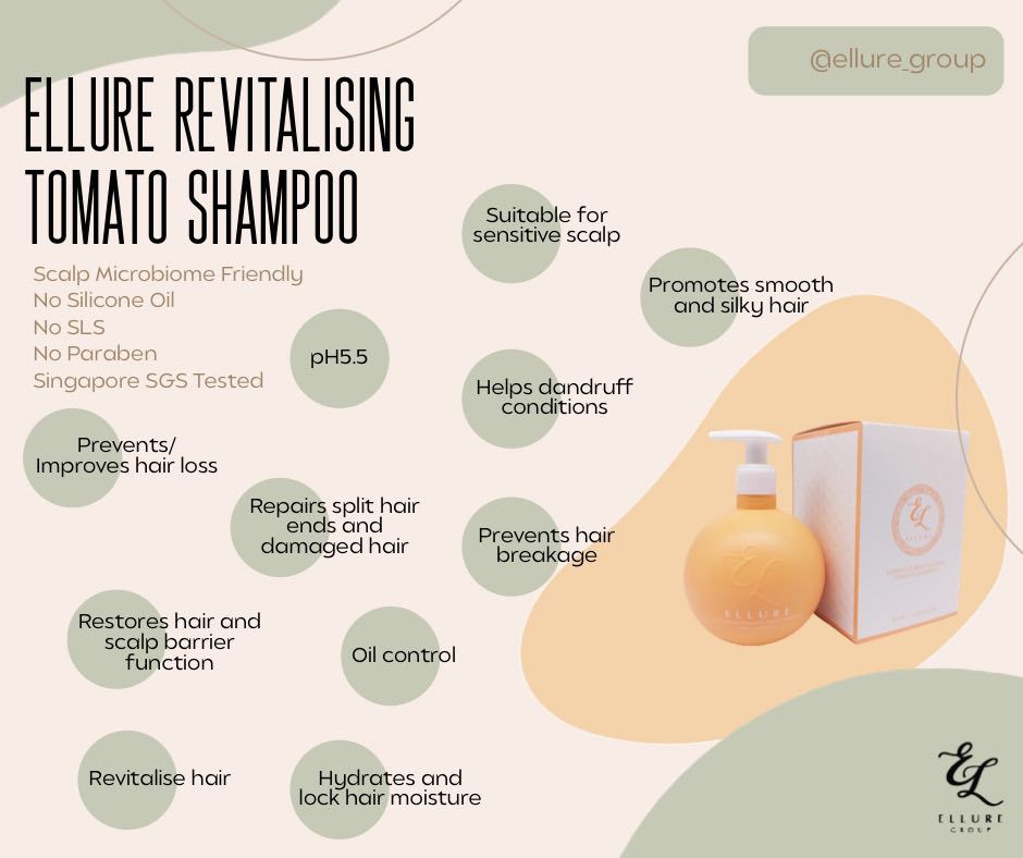 🔥𝐍𝐄𝐖𝐋𝐘 𝐔𝐏𝐆𝐑𝐀𝐃𝐄𝐃🔥 ELLURE REVITALISING HAIR SHAMPOO SCALP MICROBIOME TECHNOLOGY / CONDITIONER_2