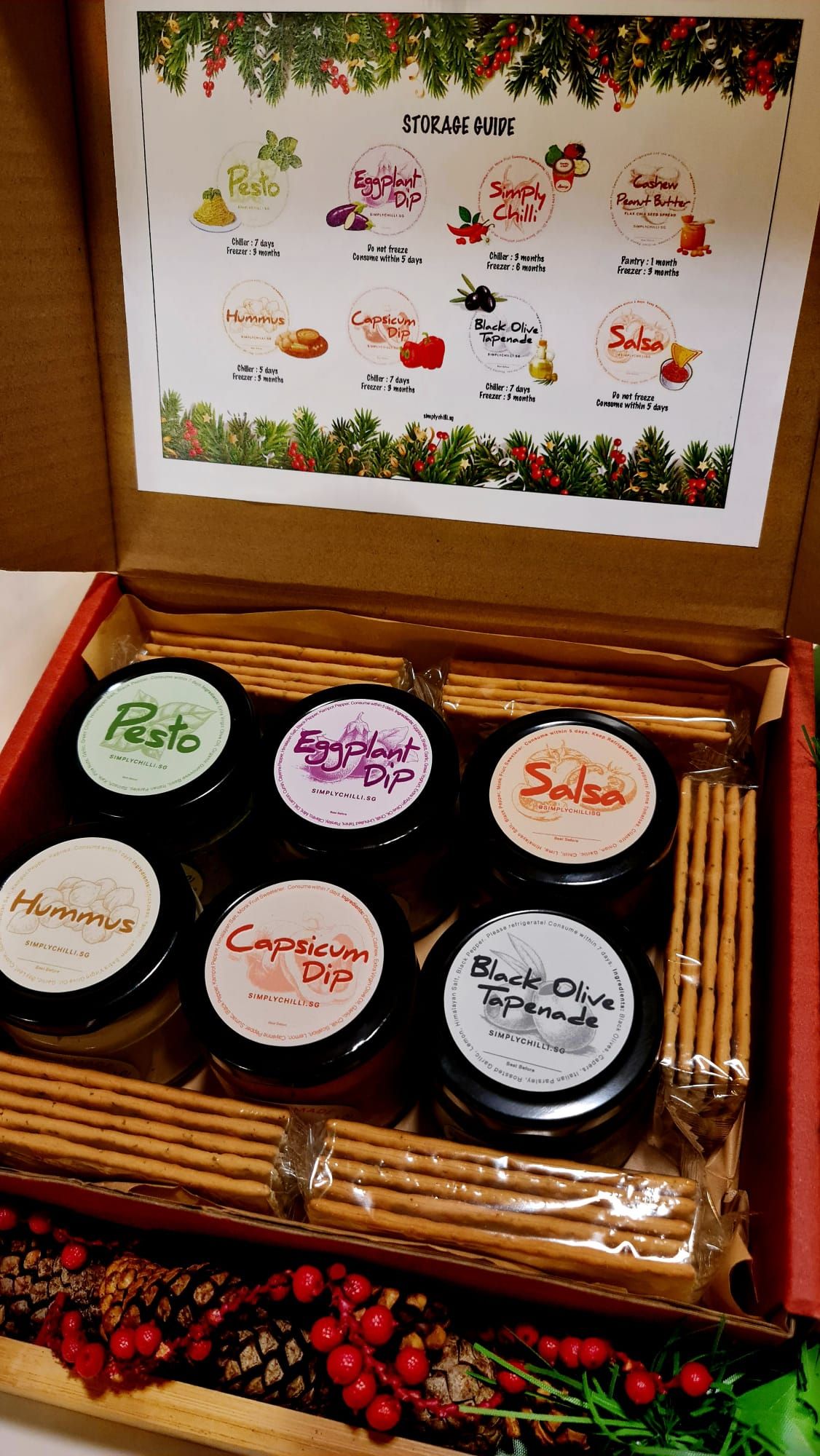 Christmas Dips & Crackers Set _0