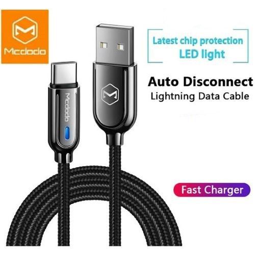 MCDODO CA-6190 1 METER AUTO POWER OFF TYPE-C DATA CABLE _0