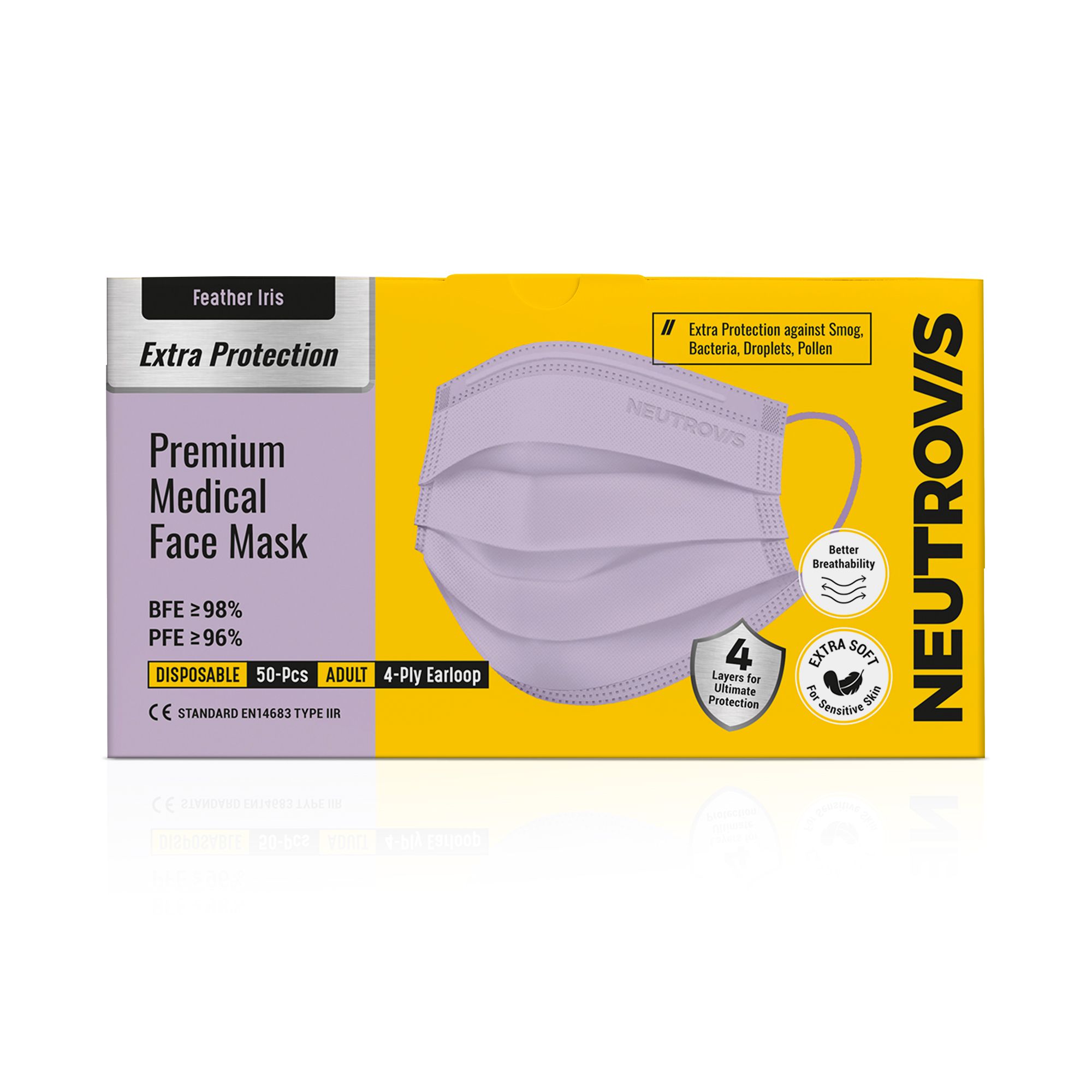 [PREORDER] Neutrovis 4-Ply Premium Masks 50pc/Box _3